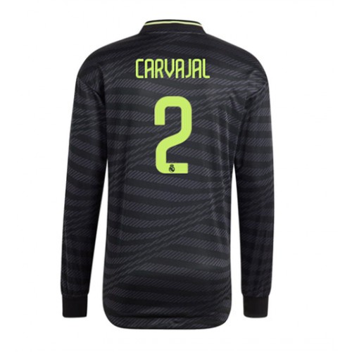 Fotbalové Dres Real Madrid Daniel Carvajal #2 Alternativní 2022-23 Dlouhý Rukáv